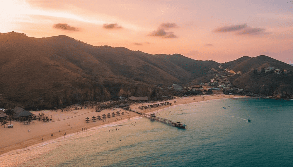 Ky Co Beach is famous for its mesmerizing, crystal-clear emerald waters